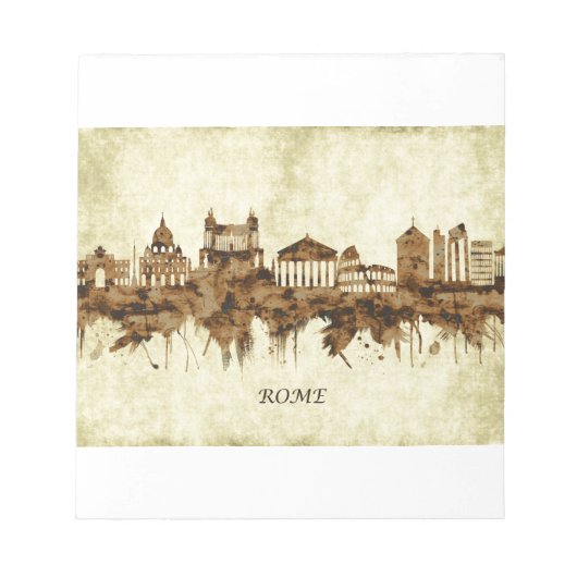 Rom Italy Cityscape Notizblock (Vorderseite)