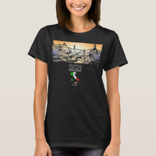 Rom italy Skyline Vacation Souvenir Stadt T-Shirt