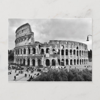 Rom Kolosseum Black & White Postcard Postkarte