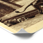 Rom Kolosseum, Christen und Löwen Poster (Ecke)