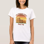 Rom Kolosseum Custom Italy Trip Sunset Women's T-Shirt (Vorderseite)