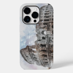 Rom Kolosseum iPhone Case - Vintage Travel Art