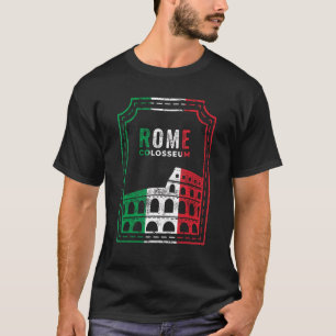 Rom Kolosseum Italien Italia Romanisches Amphithea T-Shirt