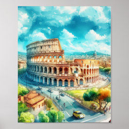 Rom Kolosseum Italien Poster
