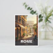 Rom Kolosseum Italien Postkarte (Stehend Vorderseite)