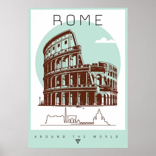 Rom-Kolosseum Poster (Vorne)