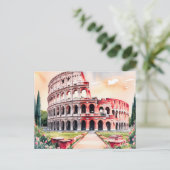 Rom Kolosseum Postkarte (Stehend Vorderseite)