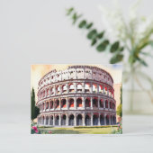 Rom Kolosseum Postkarte (Stehend Vorderseite)