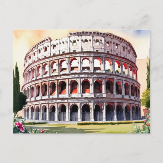 Rom Kolosseum Postkarte (Vorderseite)