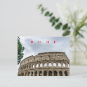 Rom Kolosseum Teilansicht Postkarte (Stehend Vorderseite)