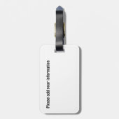 Rom Kolosseum Vintag Gepäckanhänger (Rückseite vertikal)