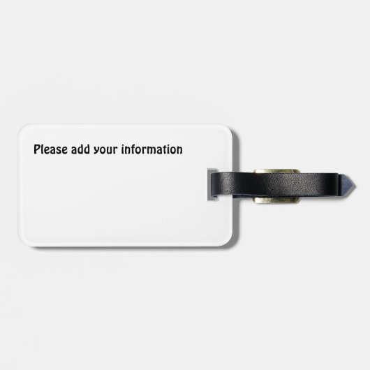 Rom Kolosseum Vintag Gepäckanhänger (Rückseite horizontal)