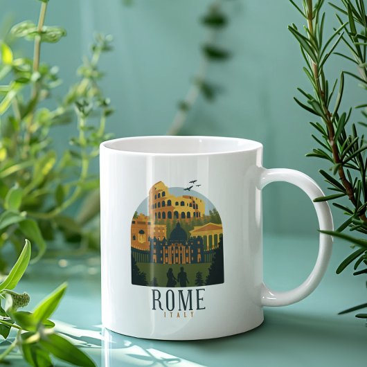 Rom Kolosseum Vintag Kaffeetasse