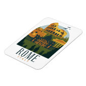 Rom Kolosseum Vintag Magnet (Linke Seite)