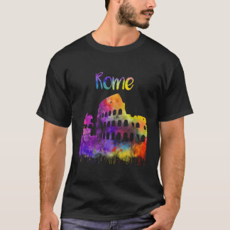 Rom Latium Italien Besuch Italienisches Kolosseum T-Shirt