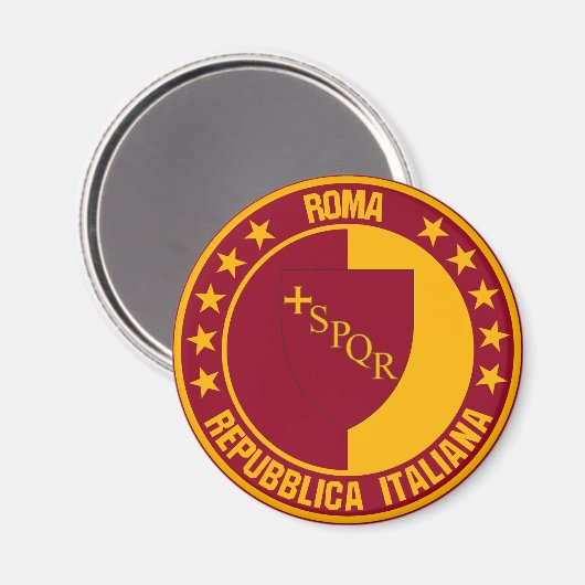 Rom Magnet (Vorderseite/Rückseite)