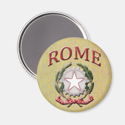 Rom Magnet (Vorderseite/Rückseite)