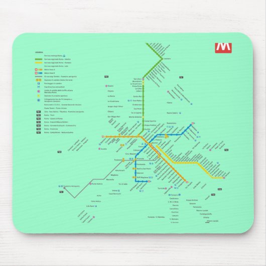 ROM-METRO MOUSEPAD (Vorne)