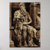Rom, Michelangelo, Moses Poster (Vorne)