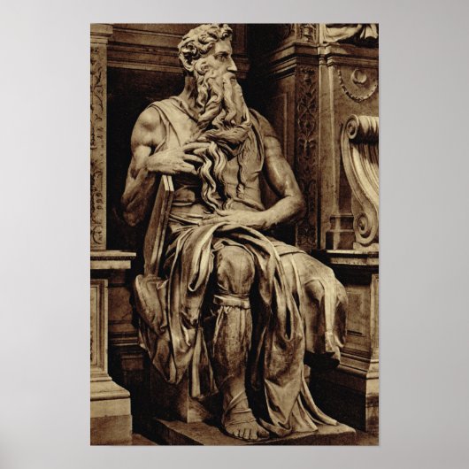 Rom, Michelangelo, Moses Poster (Vorne)