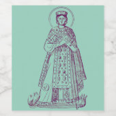 Rom-Mosaik Weinetikett (Einzelnes Label)