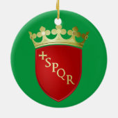 Rom Panorama Weihnachtsschmuck (Hinten)