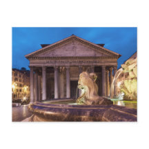 Rom - Pantheon auf der Postkarte