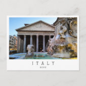 Rom, Pantheon, Italien Postkarte (Vorderseite)