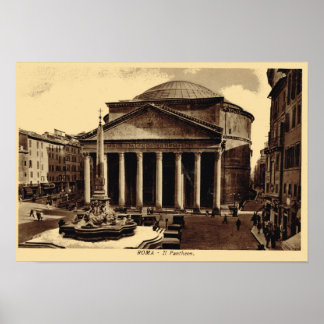 Rom, Pantheon Poster