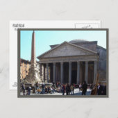 Rom (Pantheon) Postkarte (Vorne/Hinten)