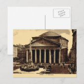 Rom, Pantheon Postkarte (Vorne/Hinten)