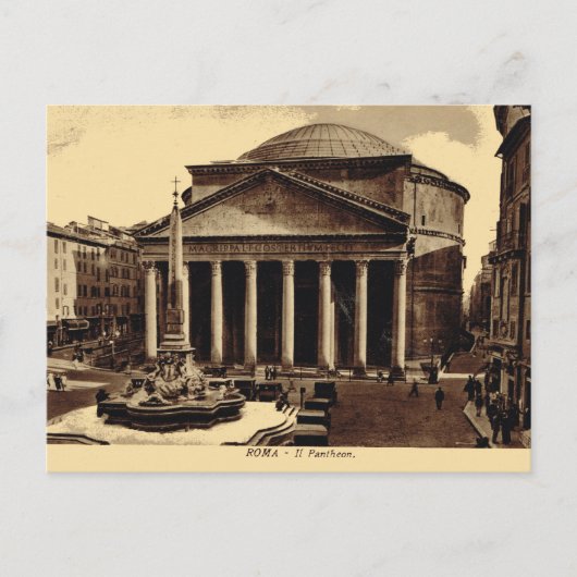 Rom, Pantheon Postkarte (Vorderseite)