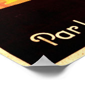 Rom, Par le train de luxe "Rome Express" Poster (Ecke)