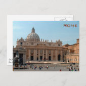 Rom - Petersdom Postkarte (Vorne/Hinten)