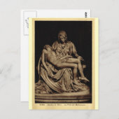 Rom, Pieta, von Michelangelo Postkarte (Vorne/Hinten)
