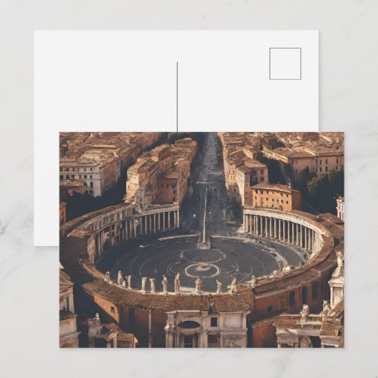 Rom Postcard (Rom f) Postkarte (Vorne/Hinten)