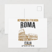 Rom Postkarte (Vorne/Hinten)