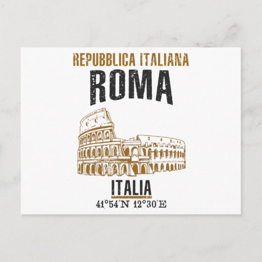 Rom Postkarte (Vorderseite)