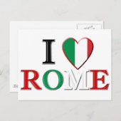 Rom Postkarte (Vorne/Hinten)