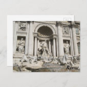 Rom Postkarte Italien Trevi-Brunnen (Vorne/Hinten)