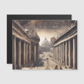 Rom-Postkarte (Roma 1) Magnetkarte (Vorne/Hinten)