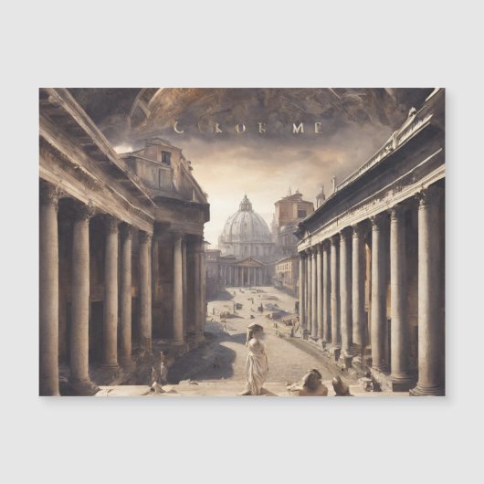 Rom-Postkarte (Roma 1) Magnetkarte (Vorderseite)