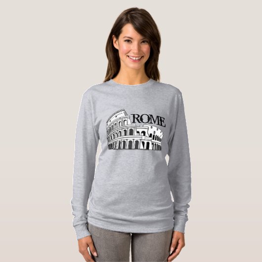 ROM, Reise-Shirts, Text hinzufügen T-Shirt (Vorne ganz)