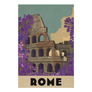 Rom Reisen Vintage Poster