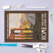 Rom Reiseplakat Entpackungspapier Seidenpapier (Handwerk)