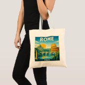 Rom-Reiseplakat-Tasche Tragetasche (Vorderseite (Produkt))