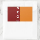 Rom roma Stadtflagge italischer Ländername Rechteckiger Aufkleber (Tasche)