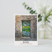 Rom, Römische Türen der Welt, Reise-Postkarten Postkarte (Stehend Vorderseite)