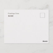 Rom, Römische Türen der Welt, Reise-Postkarten Postkarte (Rückseite)