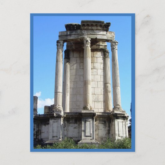 Rom (Ruinen des Forums) Postkarte (Vorderseite)